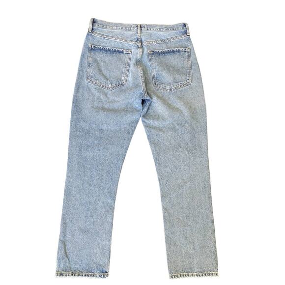 NWOT AGOLDE Riley High Rise Straight Cropped Jeans 29 Escalante - Picture 6 of 7